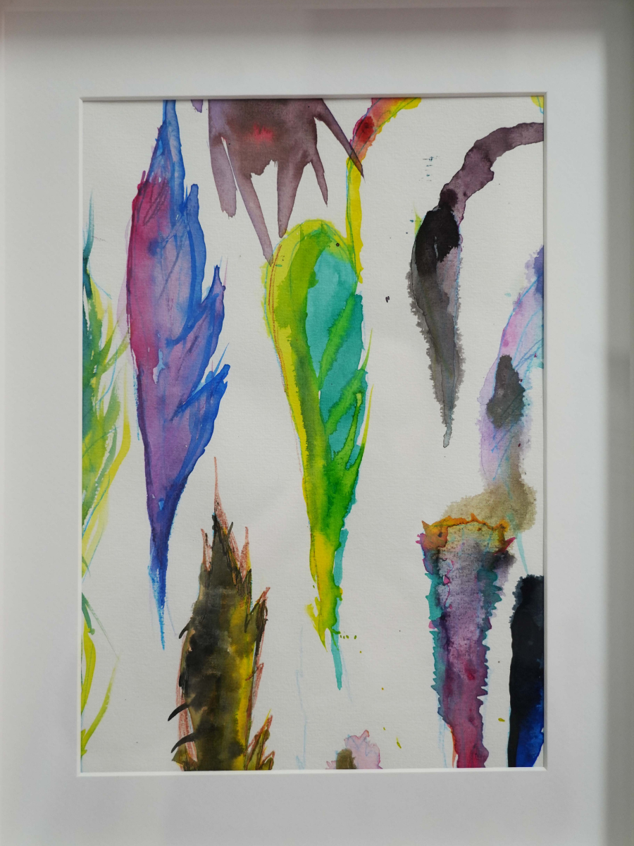 Mimi Varasdi Leaf Exploration Triptych 2