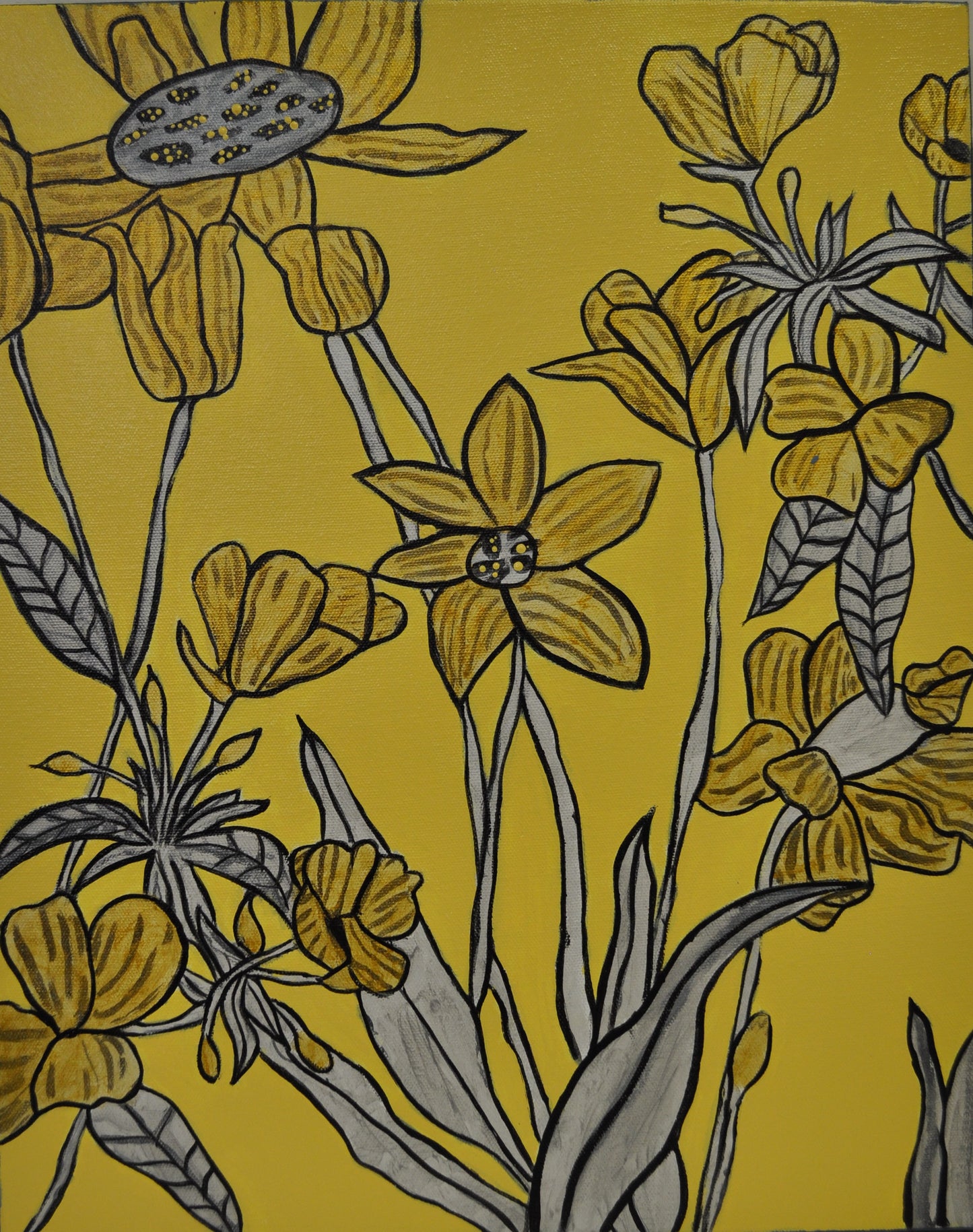 Golden Flowers