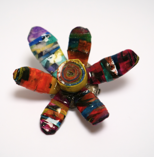 MDW Recycled Paper Brooches
