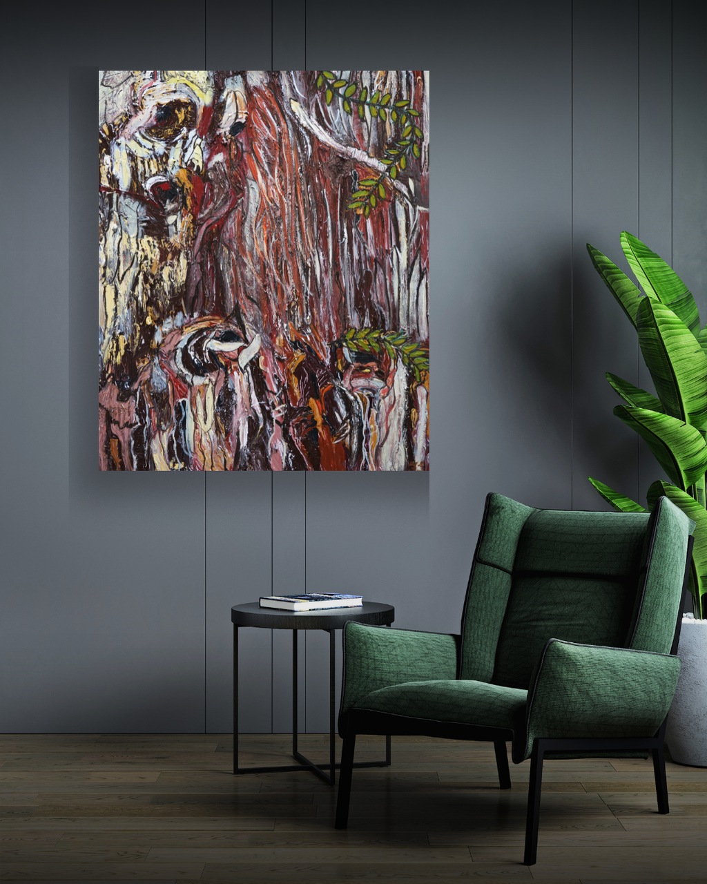 Fiona Lerk Facing Tree Bark