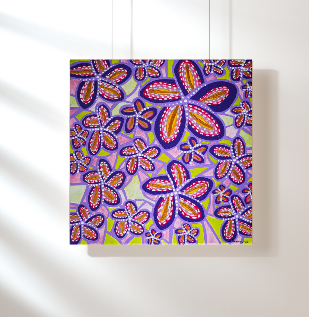 Stained Glass Kaleidoscope Painting by Ashlea Sergakis