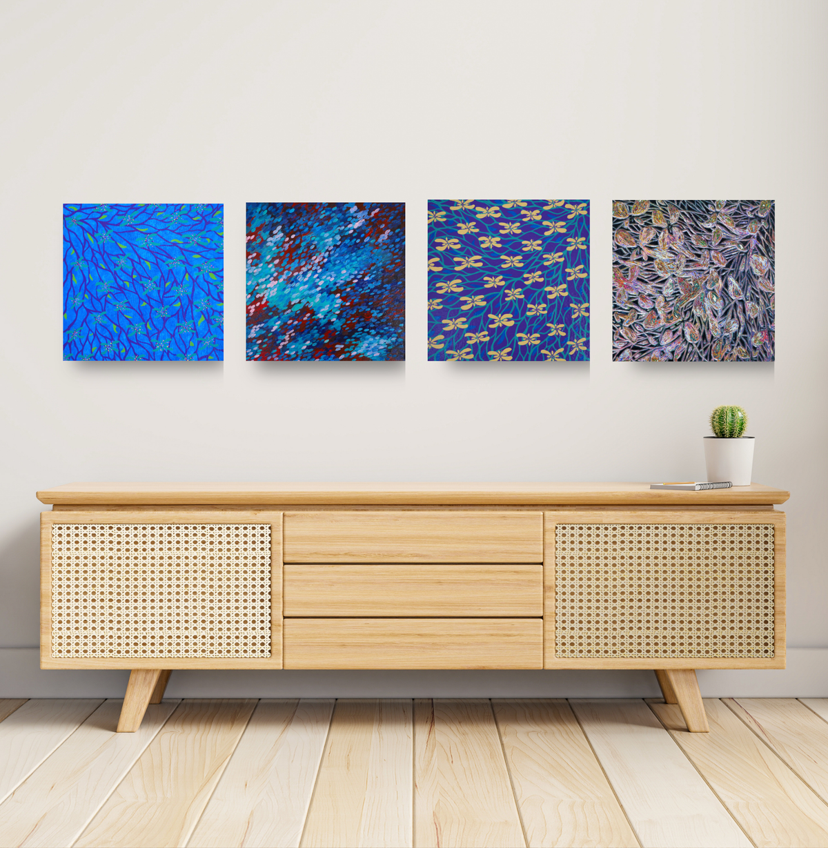 Floral Indigo by Shelby Gardner